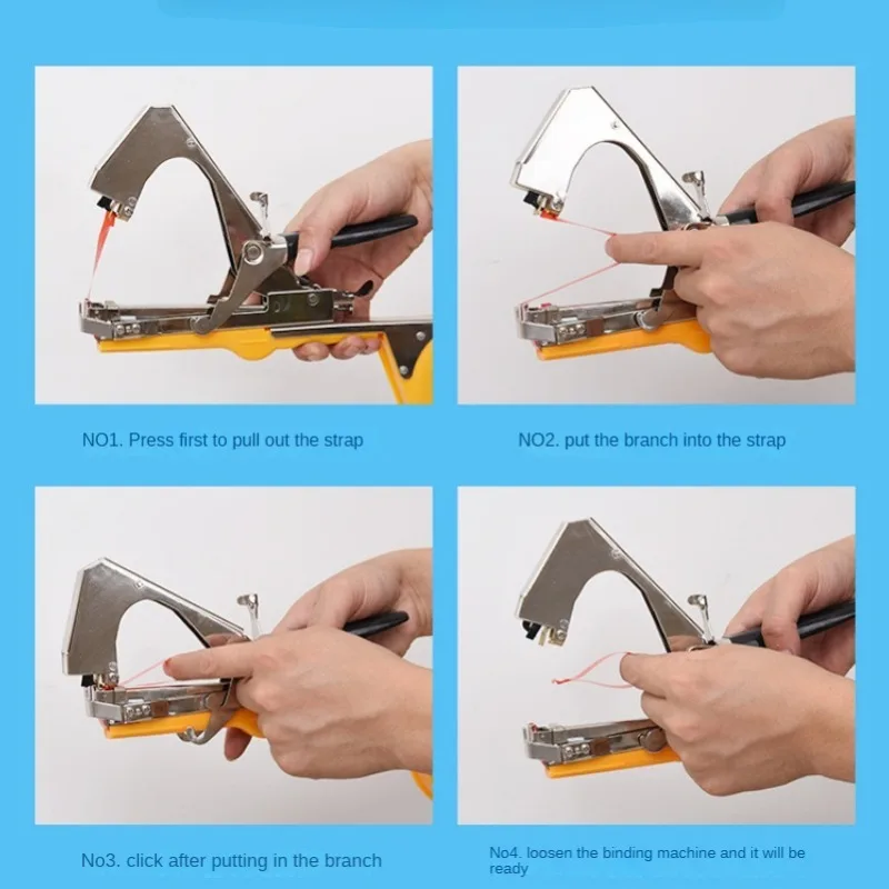 Agricultural banding machine, multi-purpose vines, rain-proof and rust-proof, suitable for plant vines binding