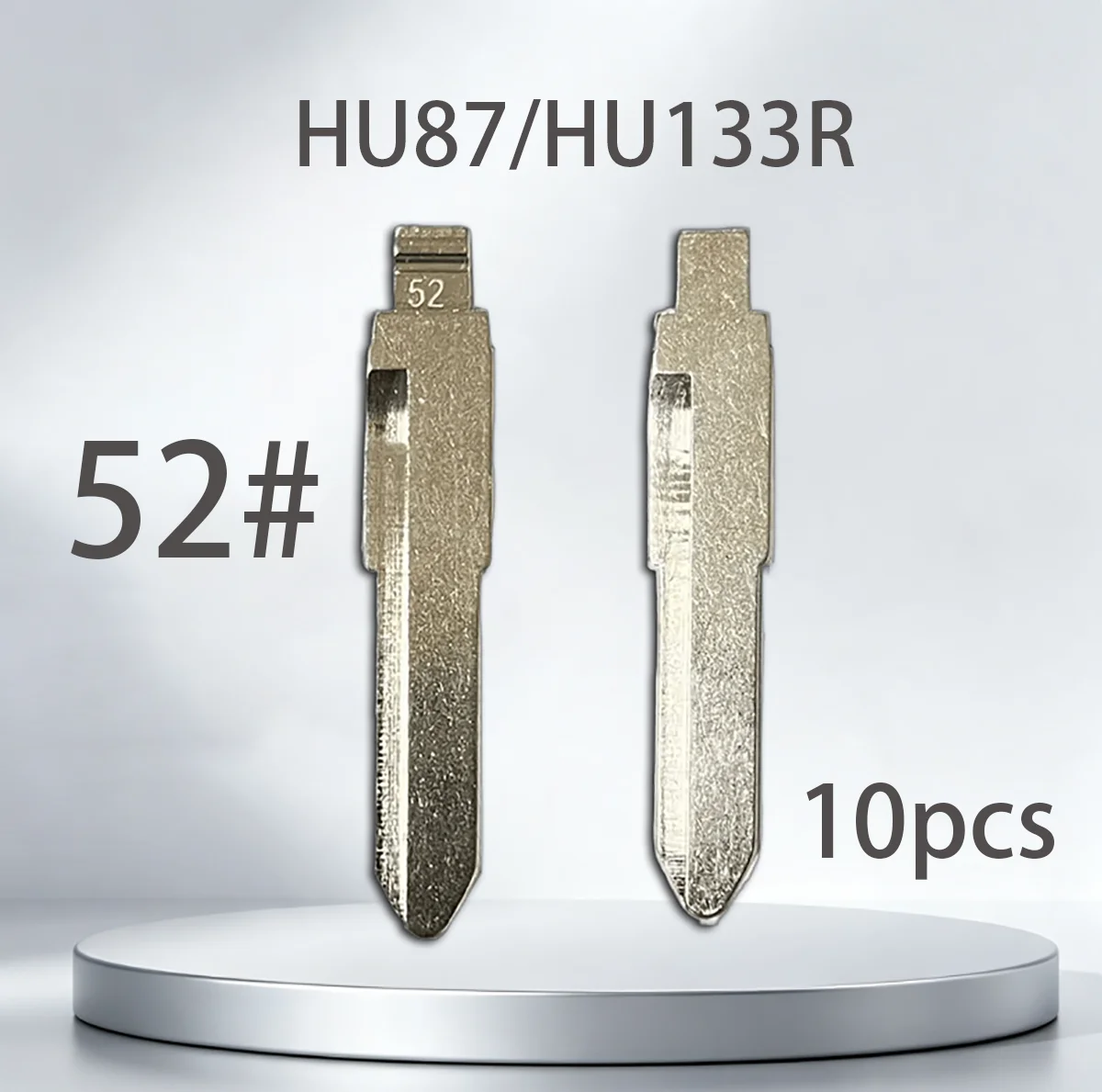 10pcs/Lot 52# HU87 HU133R Metal Uncut Blank Flip Remote Key Blade For Suzuki Swift for keydiy KD xhorse VVDI JMD No. 52