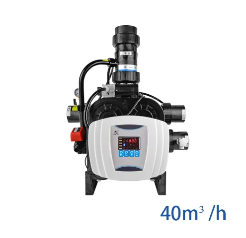 DN65 F112A1 Ceramic Electric General Time Type Control Valve LED Disk Automatic Water Softener OEM 40m/h Black Body