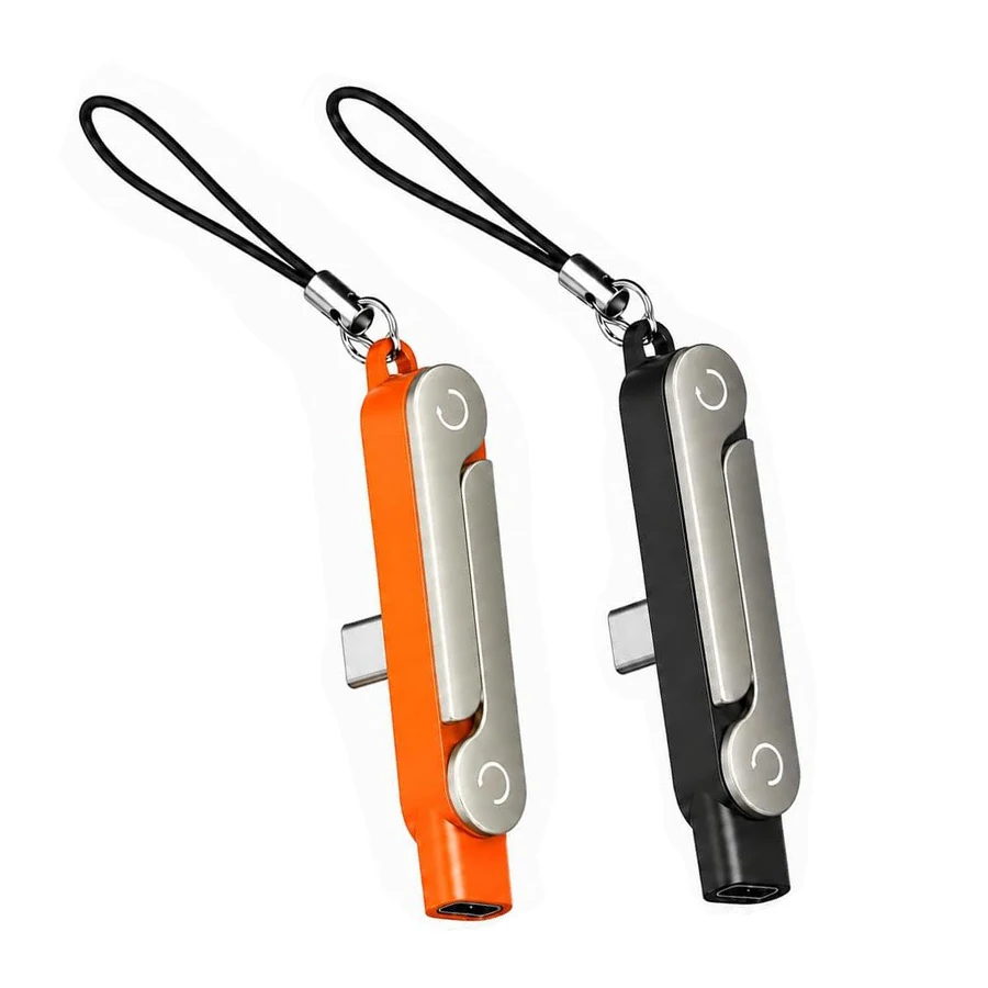USB Typ C Flaches Ladekabel mit integriertem Ständer und unsichtbarer Halterung, faltbarer Telefonhalter, 240W Ladekabelhalterung