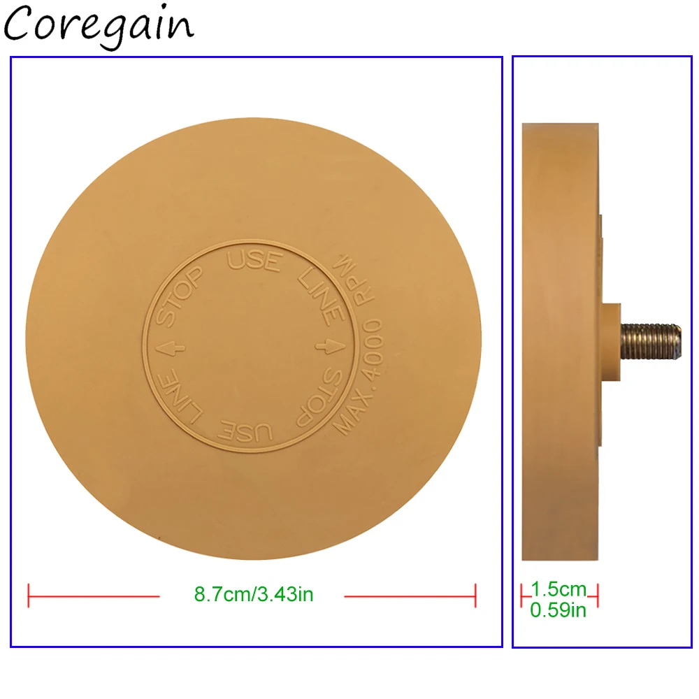 Auto Repair Paint Tool 15mm Polishing Wheel Decal Remover 1/4\