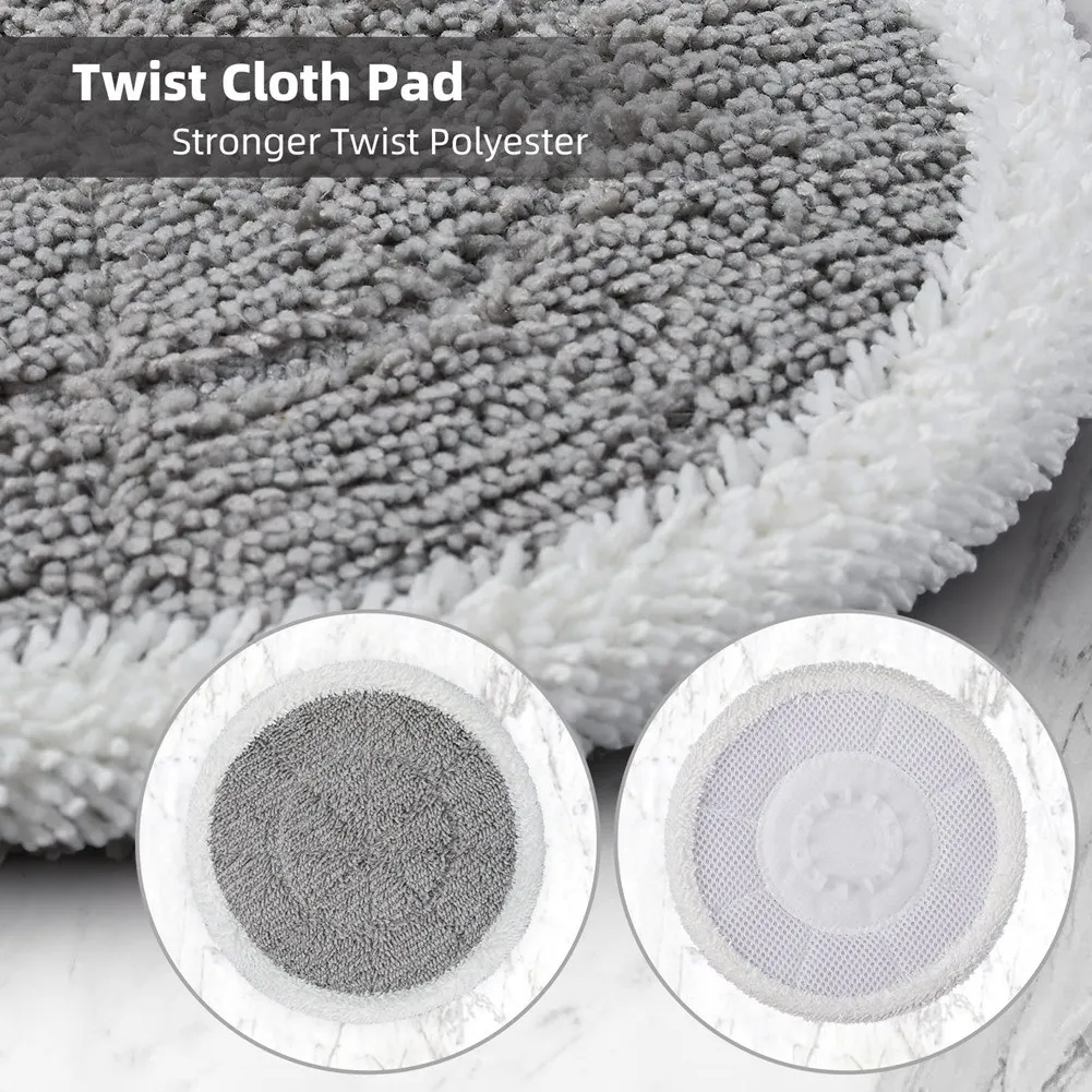 Almofadas de esfregão a vapor de substituição YCOC para esfregão a vapor Shark S7001 T2 T21 S6002UK, almofadas de limpeza reutilizáveis a vapor e esfrega