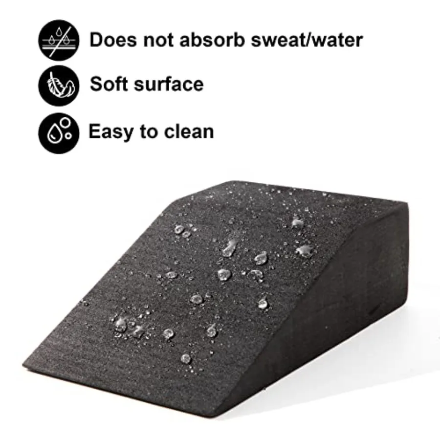 2 حزمة القرفصاء إسفين كتل غير زلة المهنية القرفصاء منحدر للكعب مرتفعة القرفصاء العجل يرفع منصة العجل نقالة تمرين يو