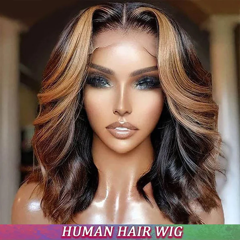 

Human Hair Wigs For White Women Bob Lace Front Wig Body Wave Wig For White Women Long Curly Hair Front Lace Wig Diy Decorations