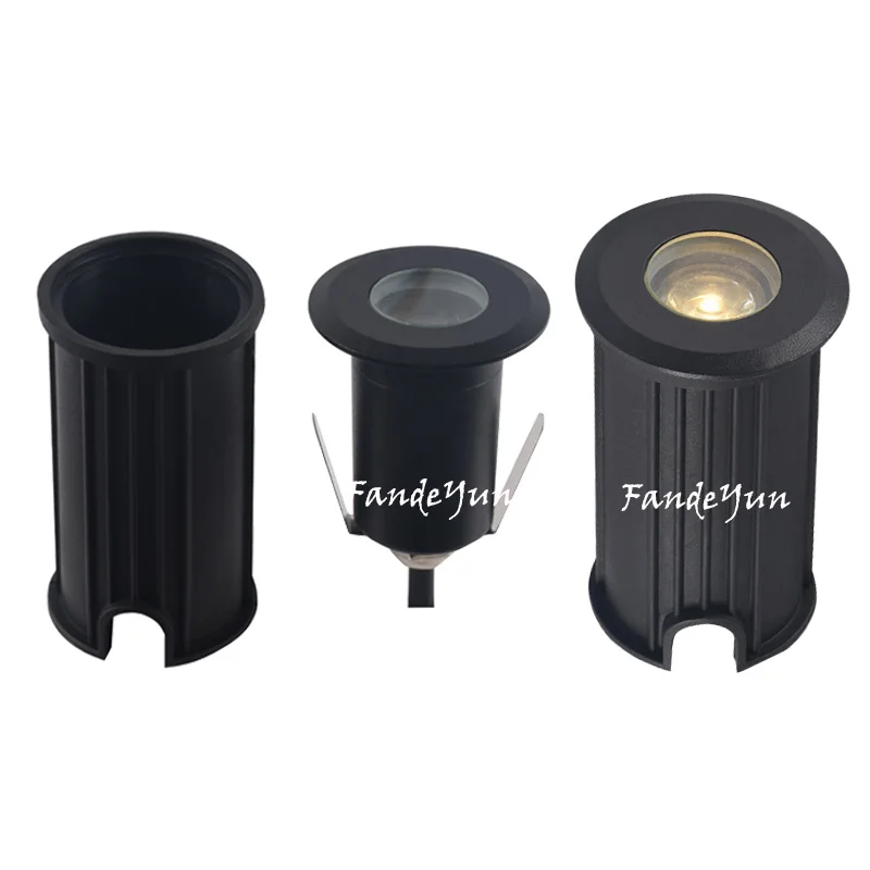 IP67DC12V الإضاءة في الهواء الطلق 1 واط 3 واط حديقة ساحة خطوة الدرج الطابق سطح السفينة LED راحة إينجروند مصابيح تحت الأرض الأضواء AC110V220V