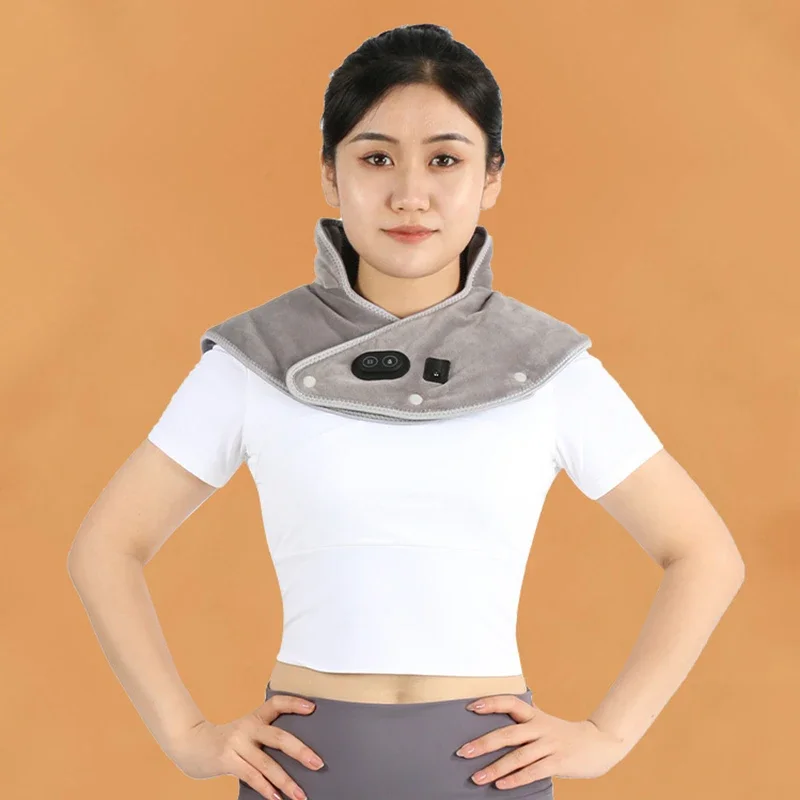 Electric Heating Shoulder Neck Pad USB  Massager Brace Wrap Electric Thermal Compress For Neck Shoulder Relieve