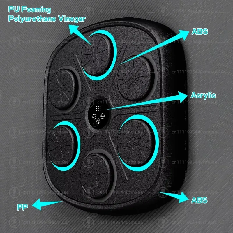 Hot Sale Music Boxing Machine With Gloves Adult Wholesale Free Sample Blow Mat Music Boxing Target Boxing Machine