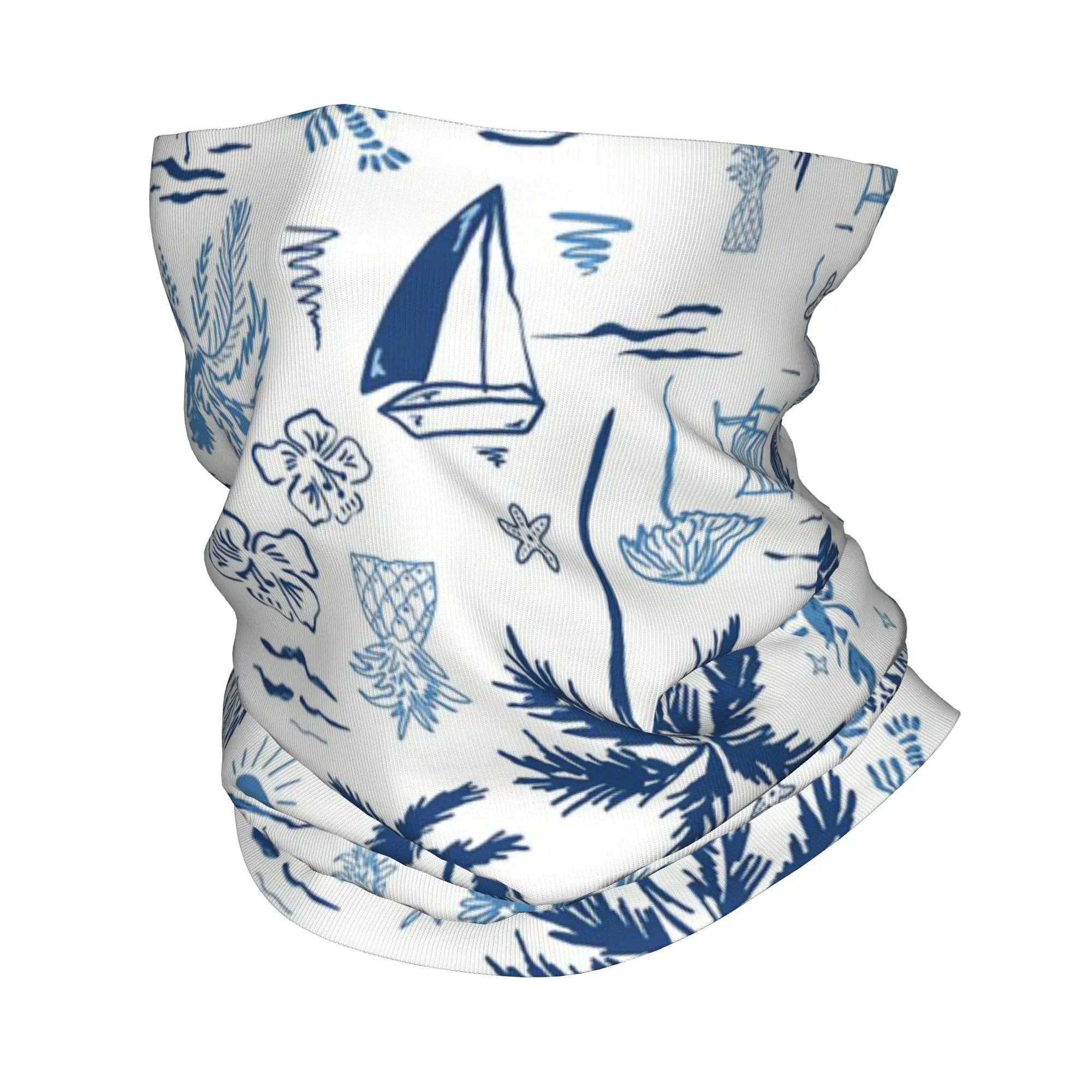 

Бандана-бафф с принтом пальм, многофункциональная маска-шарф, балаклава для активного отдыха, унисекс, для взрослых