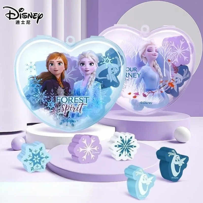 

Disney Princess Eraser Elsa Ariel Cartoon Cute Figure Easy To Wipe Student Children Pencil Eraser Stationery Creative Prize Gift