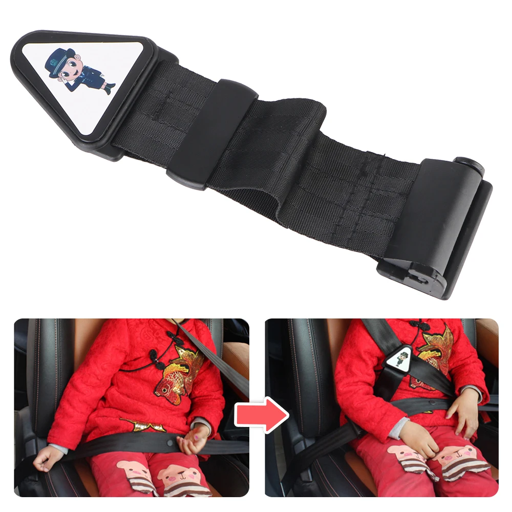 Car Baby Safety Seat Strap Belt Buckle Adjuster 30X6 cm Children Kid Car Safety Belt Seat Belt Correction Tape Universal