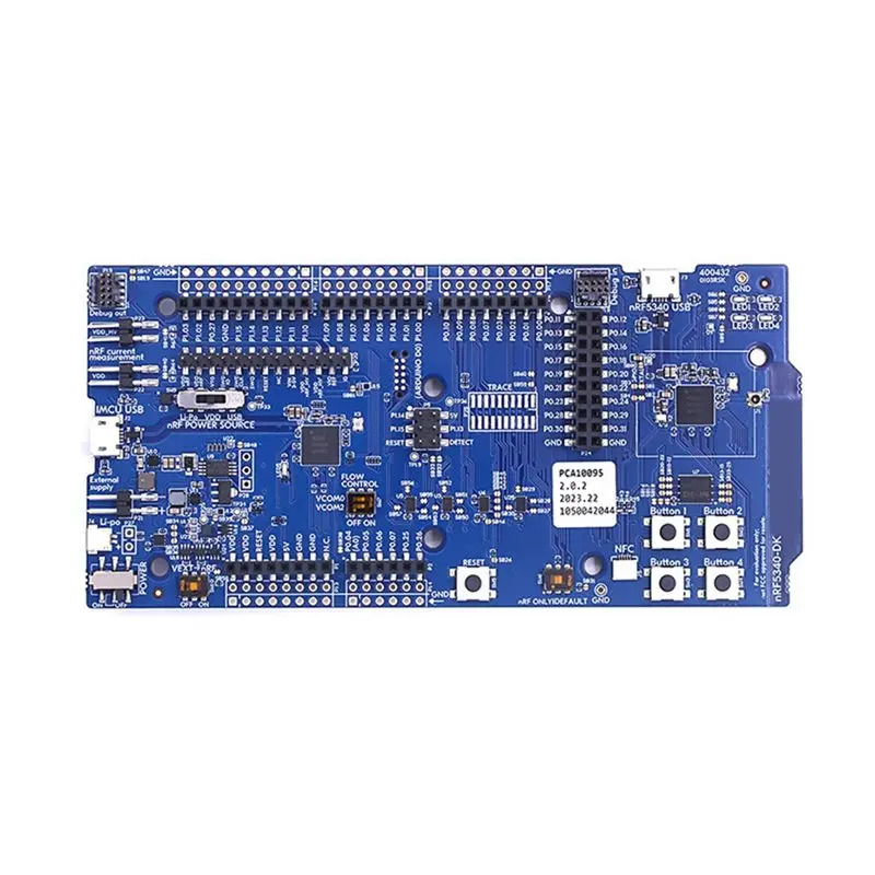 

3CGRO-NRF5340 DK Development Board Versatile Development For NRF5340 Soc Dual Core Bluetooth 5.2 For Arduino UNO R3
