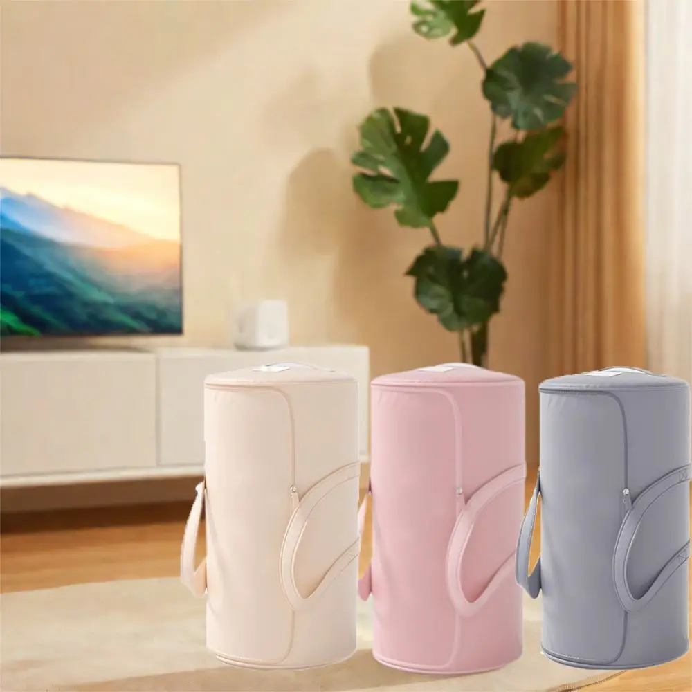 

Large Capacity Cylinder Quilt Storage Bag Foldable Moisture-proof Clothes Quilt Storage Bag with Zipper Dustproof