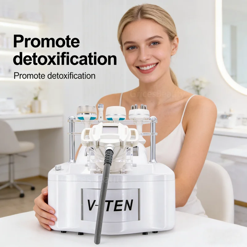 

V10 Cavitation Roller Device Body Slimming Massage Equipment Relax Tendons And Activate Blood Circulation Machine 5 Pcs
