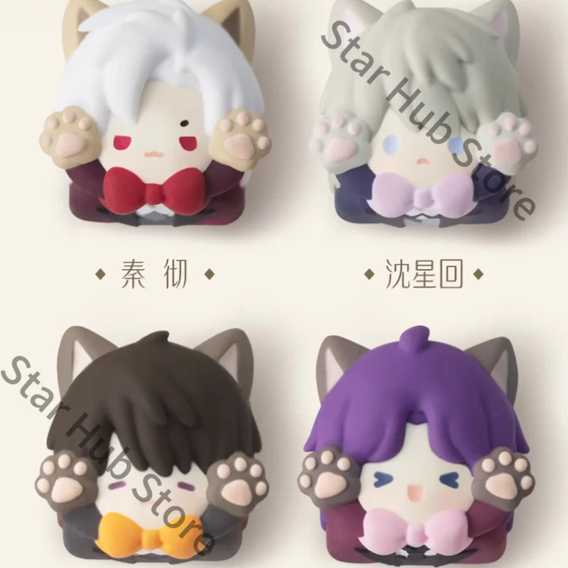 Love and Deepspace Caleb Sylus Xavier Zayne Rafayel Q Version  Keycap Resin Key Cap Keyboard Caps Cosplay Adorable Gifts Anime