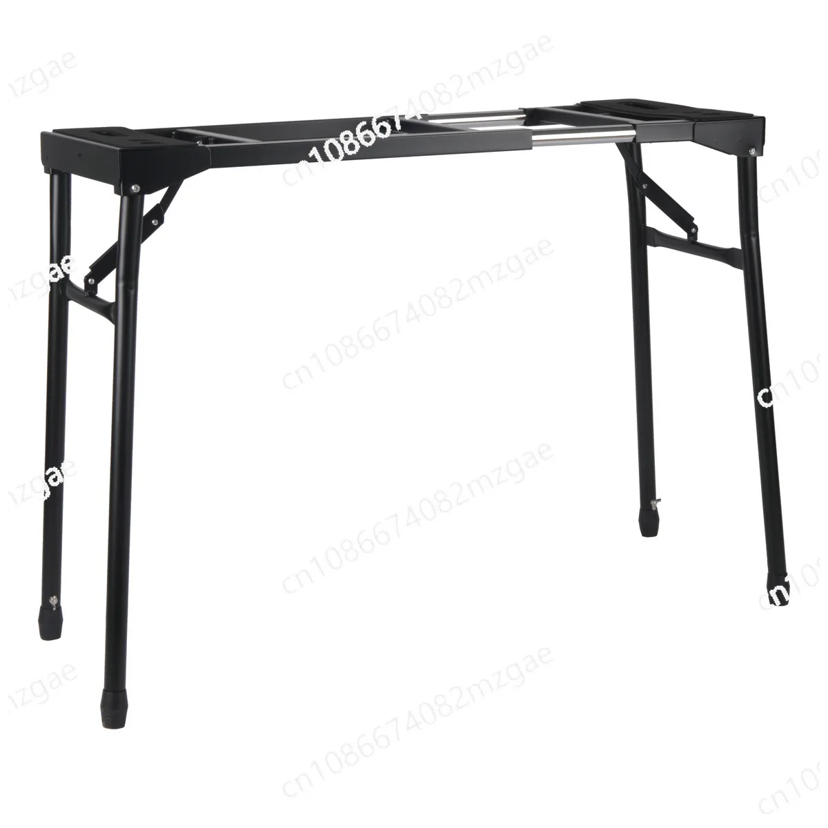 Telescoping Folding Double Tier Keyboard Stand - Universal Adjustable Holder for Digital Piano, Synthesizer & Guzheng