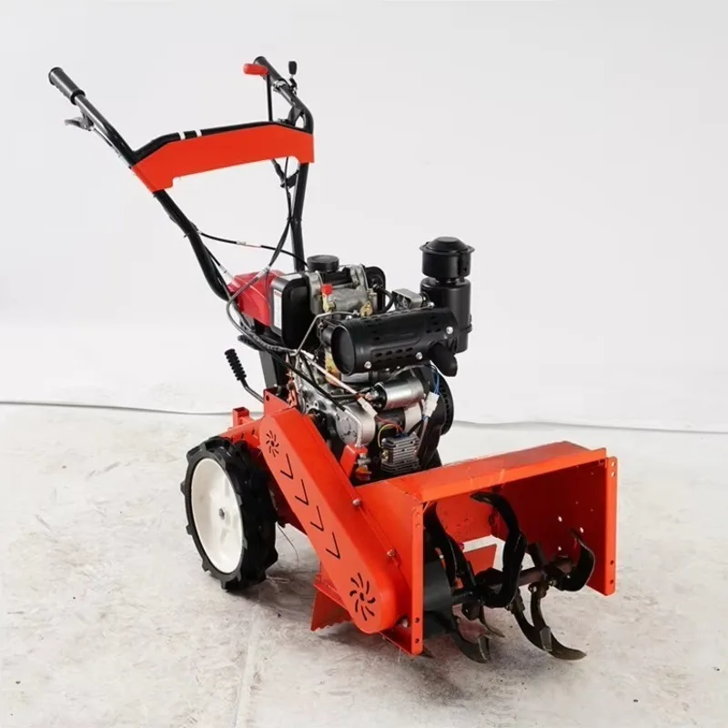 Strong Terrain Adaptability Agricultural Farm Small Micro Tiller Machine For Orchards Greenhouses Farmland Cultivation Operation