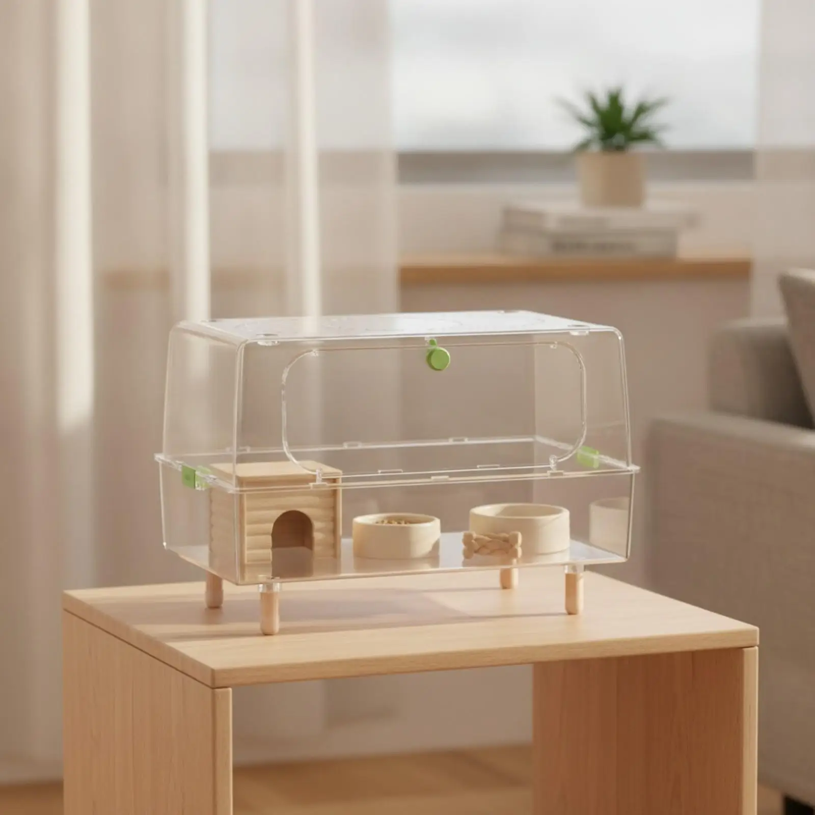 jaula-transparente-para-pequenos-animales-como-hamsters-con-estructura-de-acrilico-base-de-madera-elevada-y-amplia-abertura-frontal