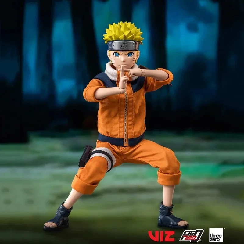 

In Stock Uzumaki Naruto Threezero FigZero Original NARUTO 1/6 PVC 25CM Anime Action Figure Model Collection Boxed Toys Gifts