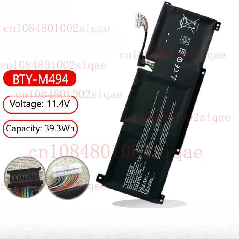 

New BTY-M494 3ICP5/71/74 Laptop Battery For MSI MODERN 14 C11M-206US C12M C12MO 14-B5M MODERN 15 A10RB A11M A11ML A11MU