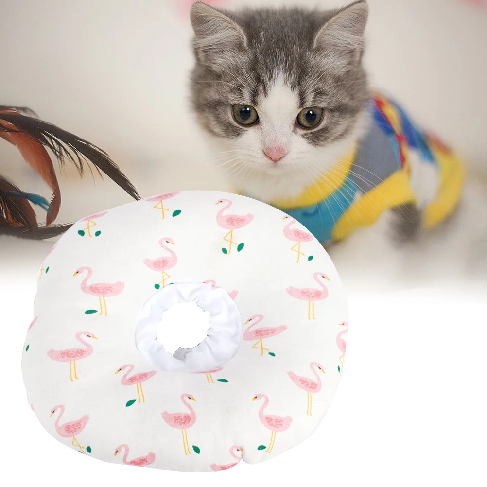 

Pet Hood Dog Cone Cloth Circular Anti-grab Adjustable Elizabethan Collar Soft Durable Washable Safe Pet Supplies Dog Accessories