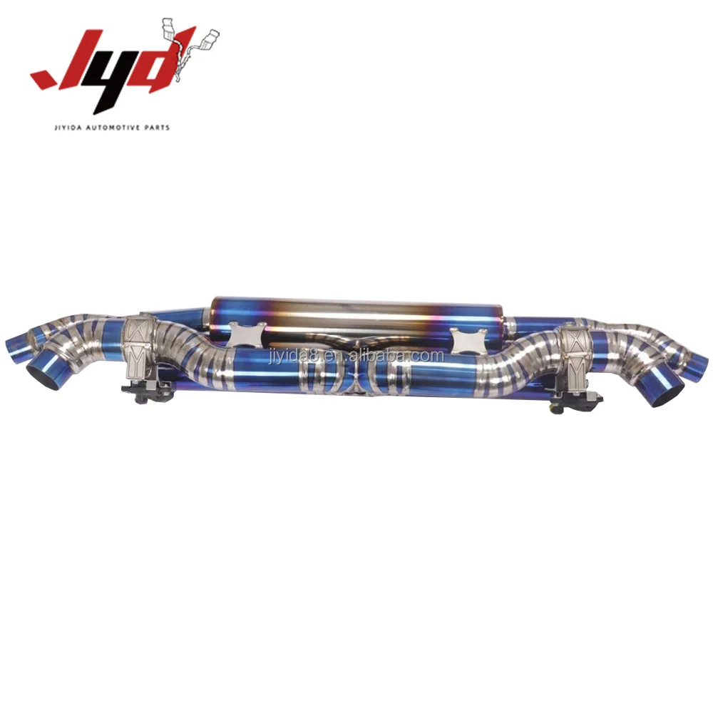 JYD Exhaust Pipe System for 911 991.1 Turbo 3.8T 2012-2015 Titanium Alloy Catback With Perfect Sound