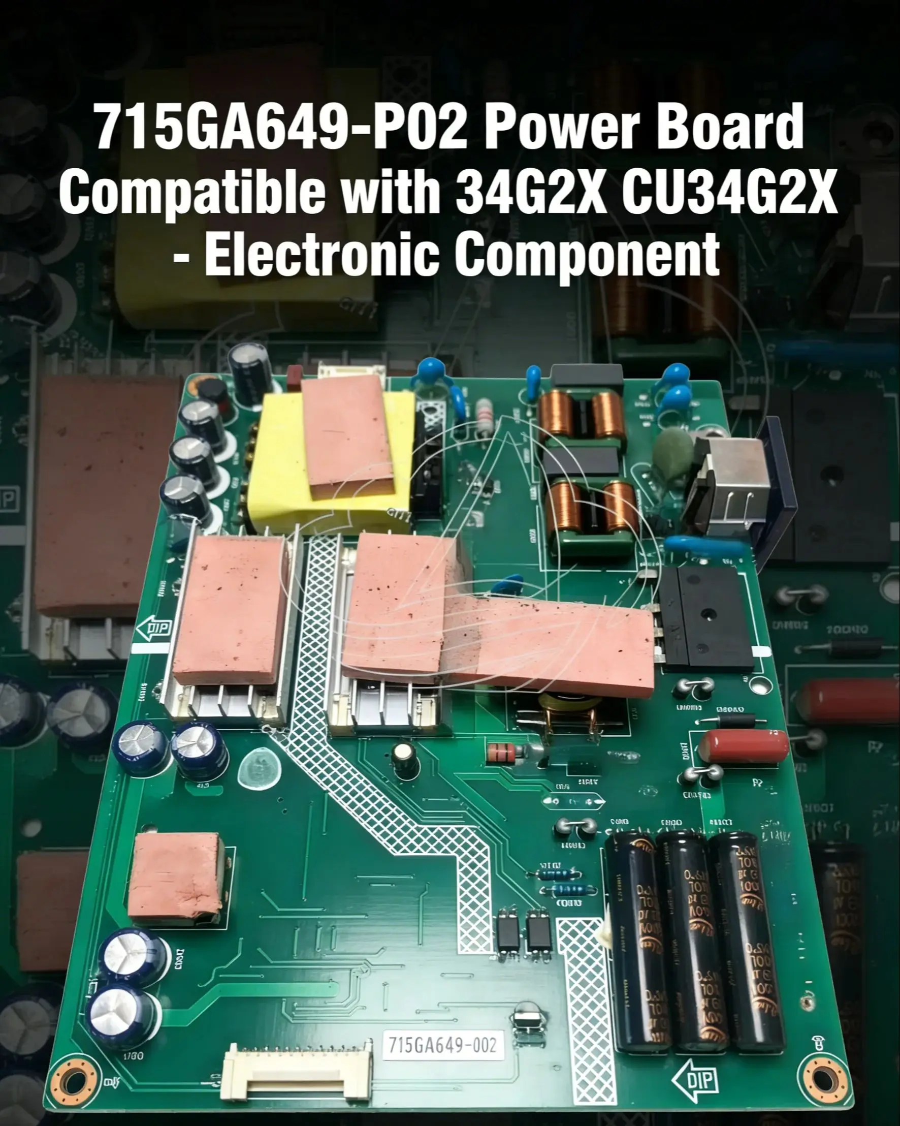 715GA649-P02 Power Board Electronic Component Compatible with 34G2X CU34G2X - New Condition