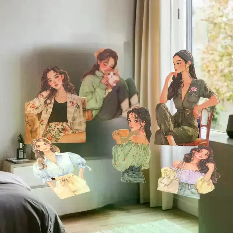 20 قطعة/المجموعة Kawaii القرطاسية ملصقات الحضرية غير المرغوب فيه مجلة مخطط ملصق مزخرفة سكرابوكينغ DIY الشارات