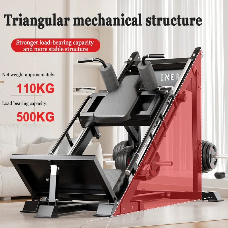 Gym Commercial Leg Strength Trainer 45 Degree Inverted Squat Integrated Machine Hack Squat Transfer Inverted Squat Machine