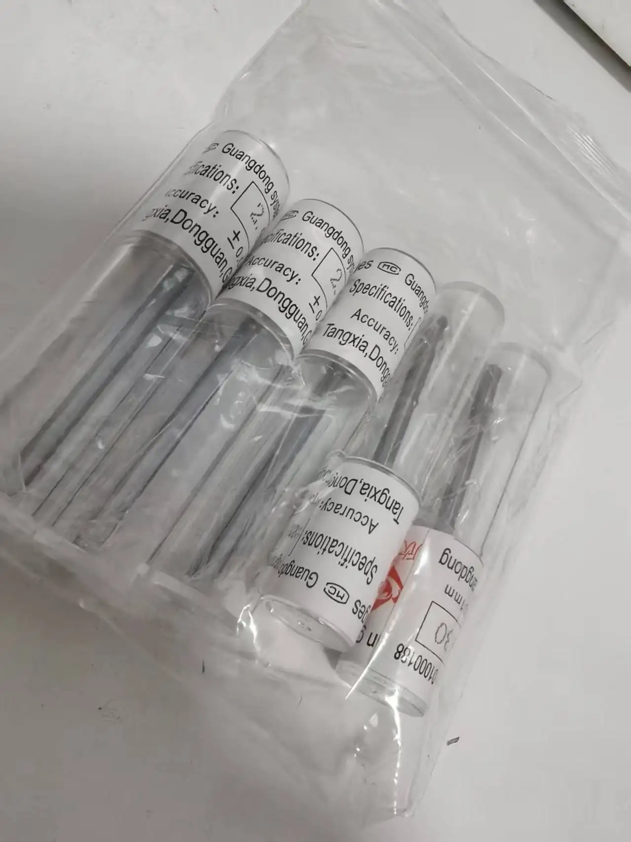 Steel pin gauge Dia 2.6/3.4/2.7/3.3mm each 2pcs total 8pcs