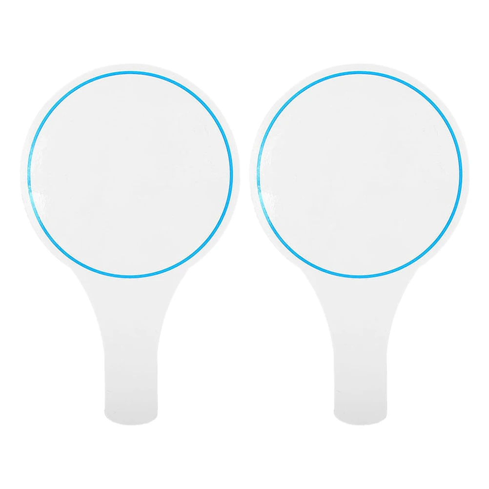 2 قطعة لوحة تسجيل يده الجافة محو السبورة جانب واحد بطاقات التصويت الصغيرة لوحة النتائج للقاضي الفصول الدراسية