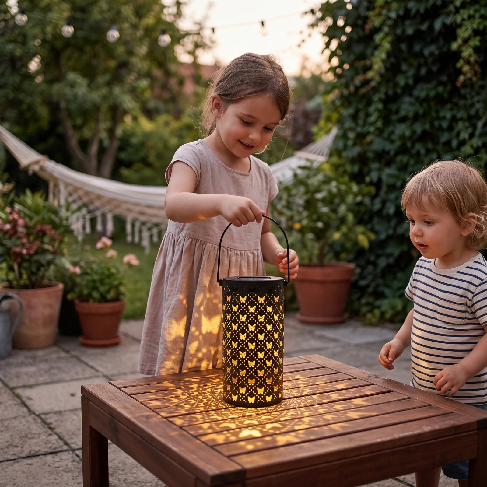Lanterne solaire LED en forme - Outdoor Lighting Patio avis et prix