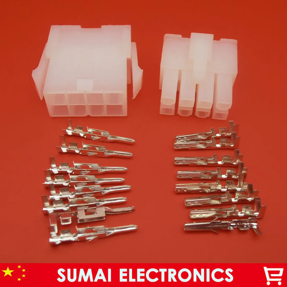 8 Pin 4.2mm 5557&5559 wiring terminal Electrical connector kit for car/motorcycle/boat ect.