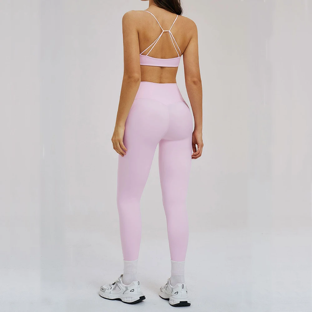 Yoga Clothes Women's Tracksuit Gym Outfits 2PCS Athletic Wear Fitness Suit Workout Push Up Clothes Sports Bra Leggings Suit