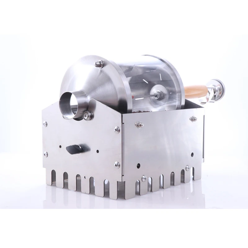 AS1-S400T Household Coffee Roaster Commercial Coffee Bean Roaster Thermal High Temperature Resistant Quartz Glass Drum