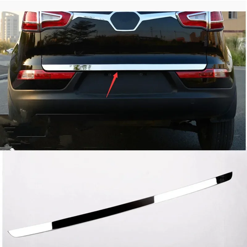 For 2011 2012 20132014 2015 Kia Sportager Accessories Made Of High Quality Stainless Steel Trunk Trunk Lid Trim Decorati F