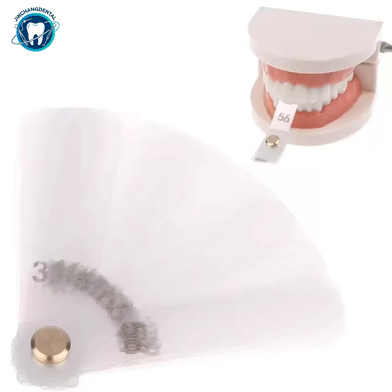Dentistry leaf gauge obstructs measurement resin scale tool thickness 0.1 mm Dental Tools