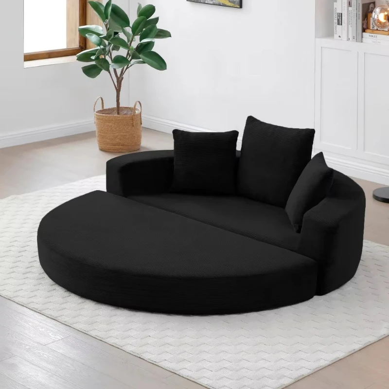 Multifunctional retractable modern design living room hotel sofa recliner small size packaging save 80%