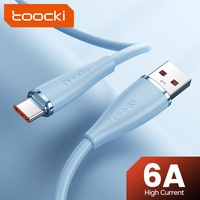 Toocki 6A USB Type C Cable PD 100W Fast Charging For  Samsung S24 Ultra Huawei Mate 60 P70 Xiaomi Macbook Quick Charge Data Cord
