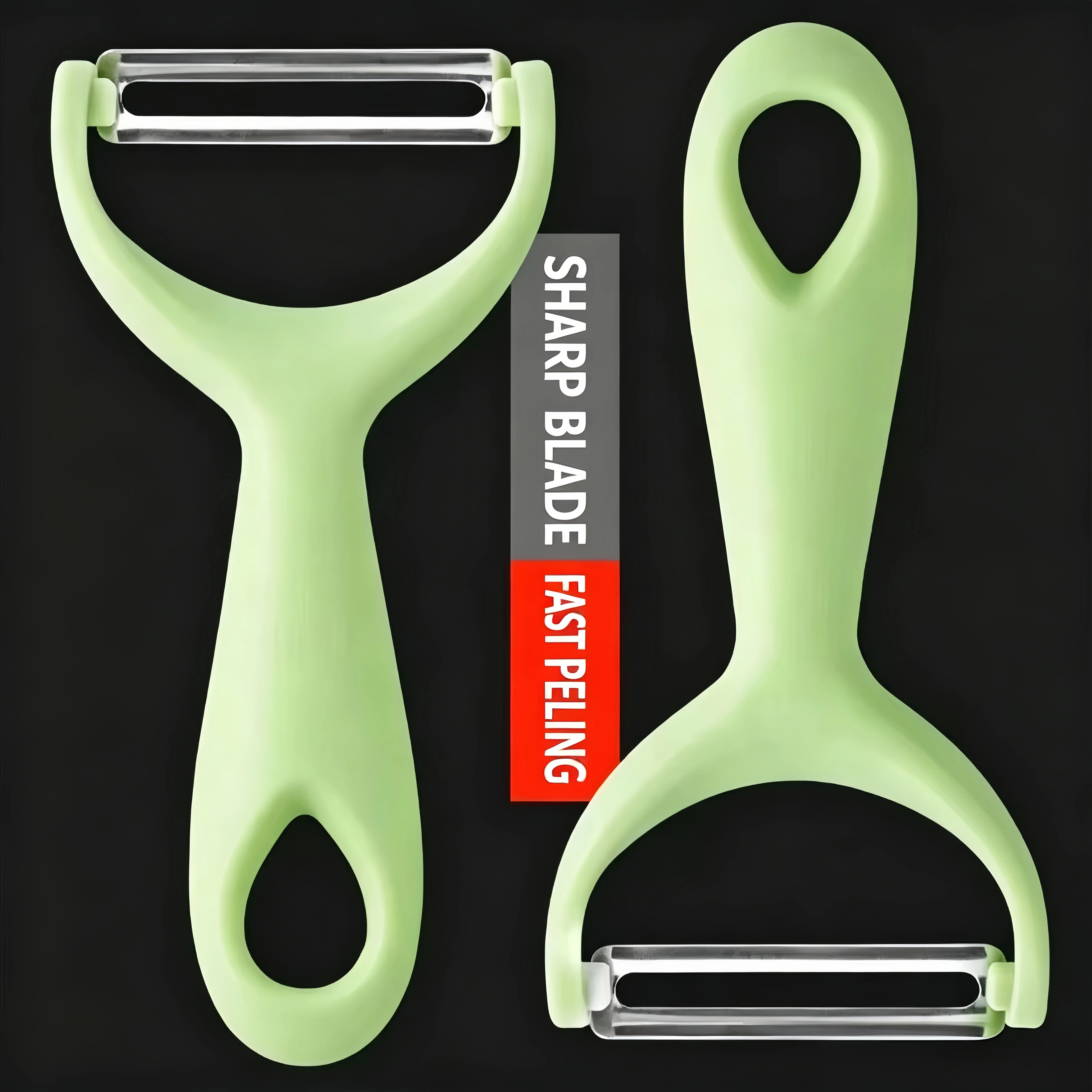 Stainless Steel Peeler with PP Handle, Potato and Household Vegetable Peeler, Fruit Knife, Kitchen Utensils