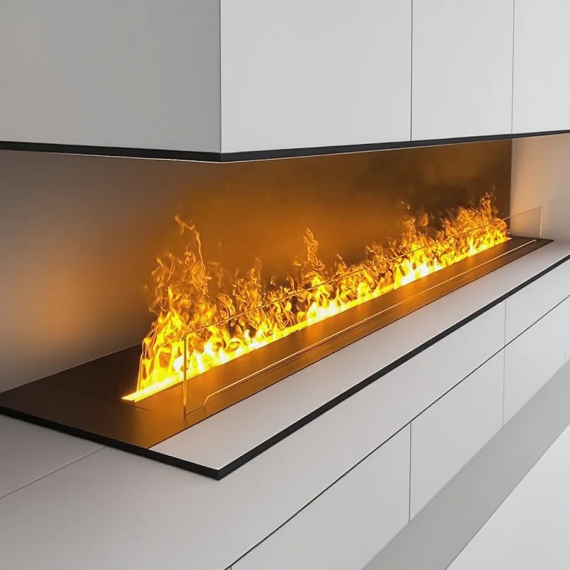 2500mm Long High Quality Water Vapor Steam Electric Fireplace 3D Atomization Remote Control Electric Fire Place