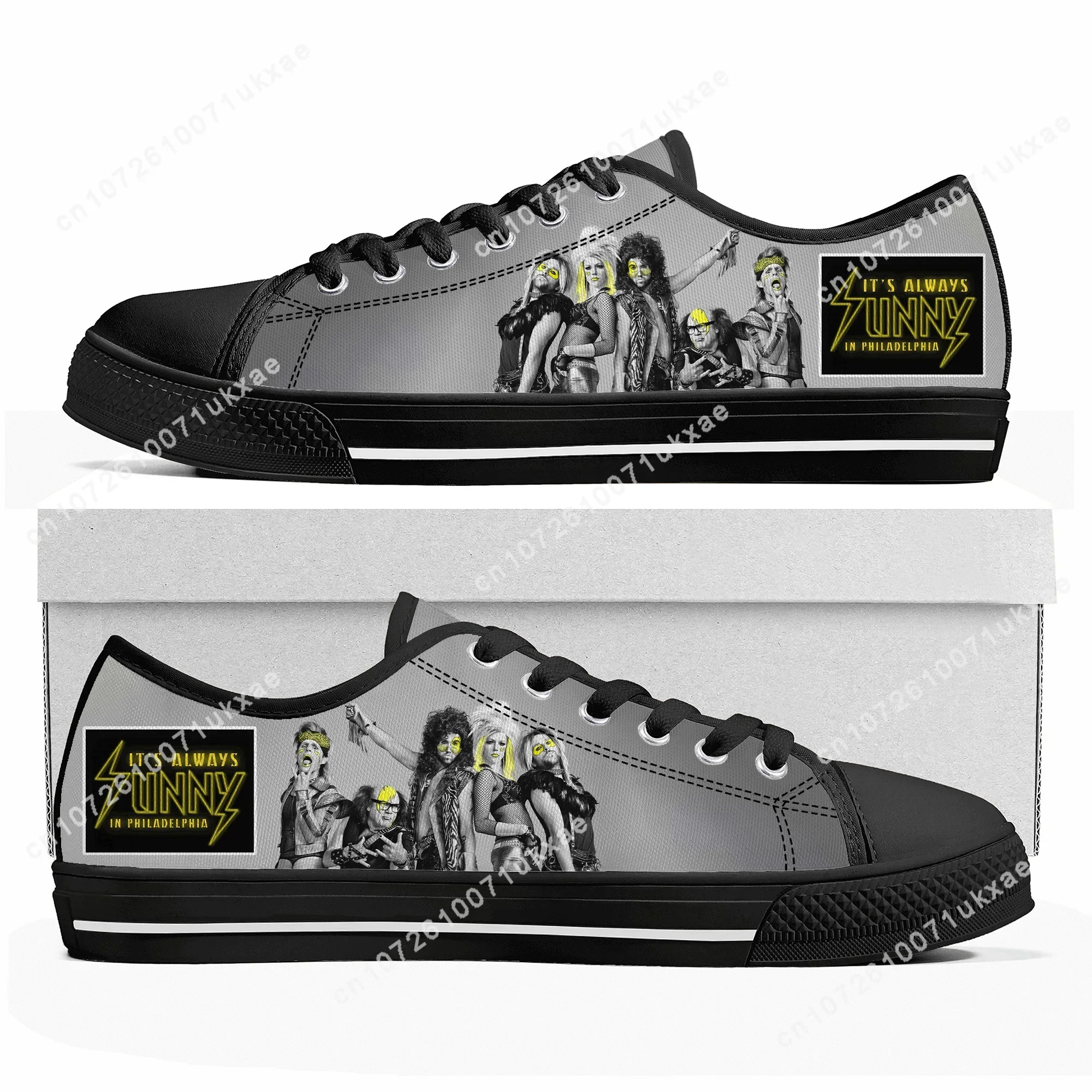 It's Always Sunny in Philadelphia Low Top Sneakers Mens Womens Teenager Frank Reynolds Canvas Sneaker Casual Shoes Custom Shoe