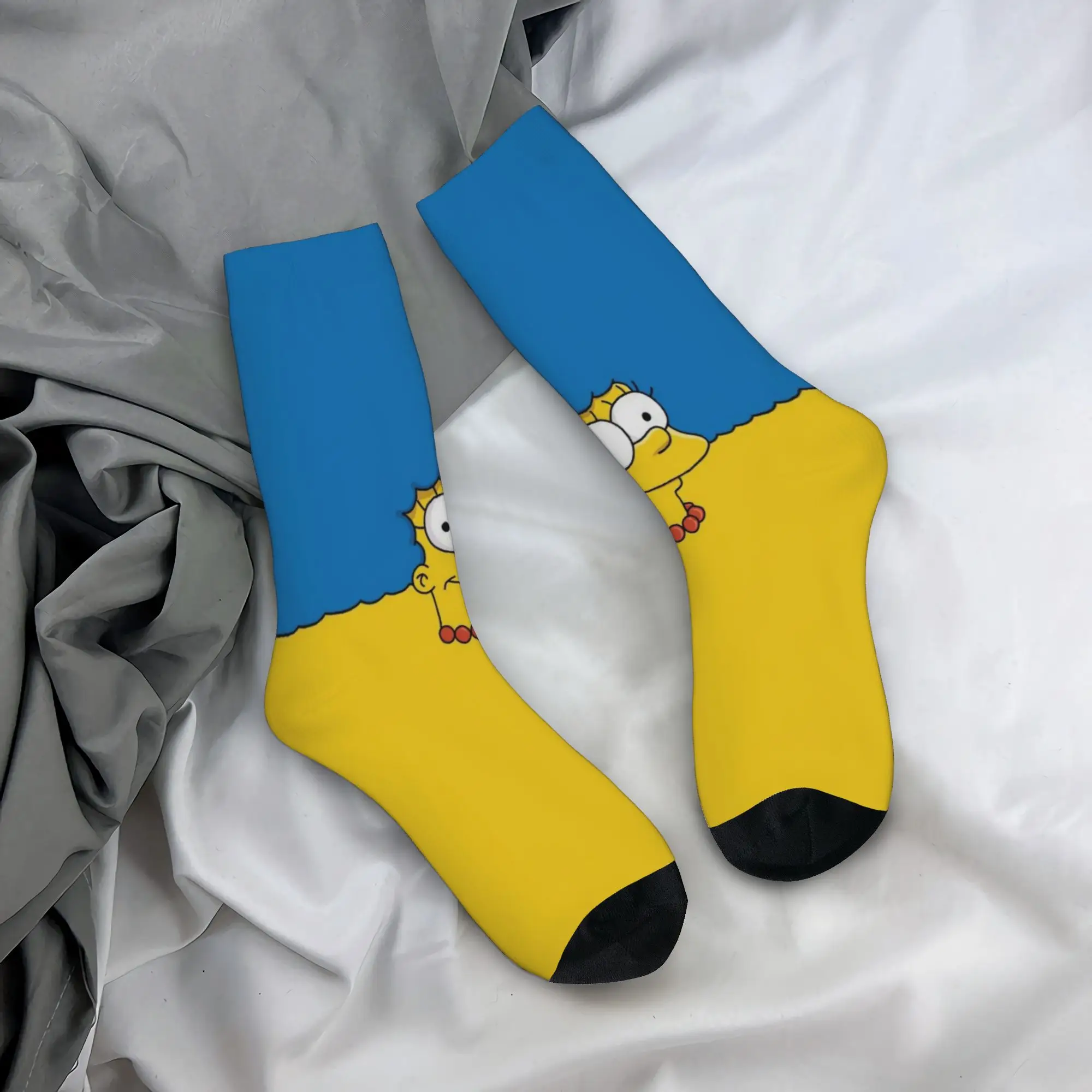 Simpsoneds Socks for Women Men Merchandise All Seasons  Super Soft Middle Tube Socks Sweat Absorbing