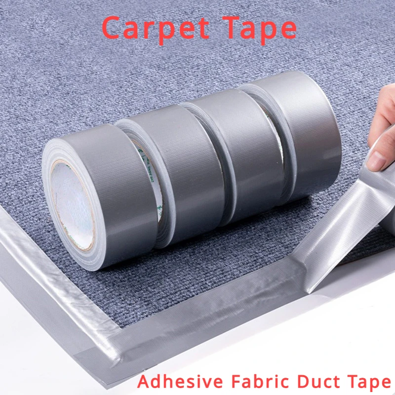 Adhesive Fabric Duct Tape, Window Sealing Tape Prevents Wind Leakage, Keeps Warm, Blocks Water and Leaves No Glue,1roll