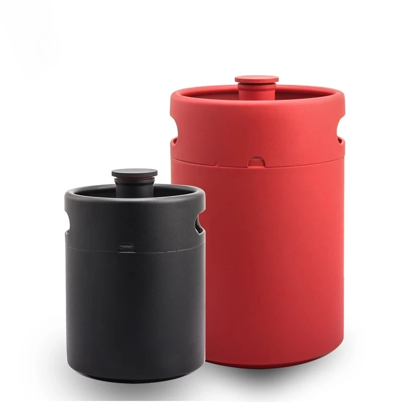 

Пивной бочонок из нержавеющей стали 304, кувшин, двустворчатый бочонок для домашнего заваривания, может быть оснащена венчиком CO2, бар-ресторан, винная пушка для вечеринок.