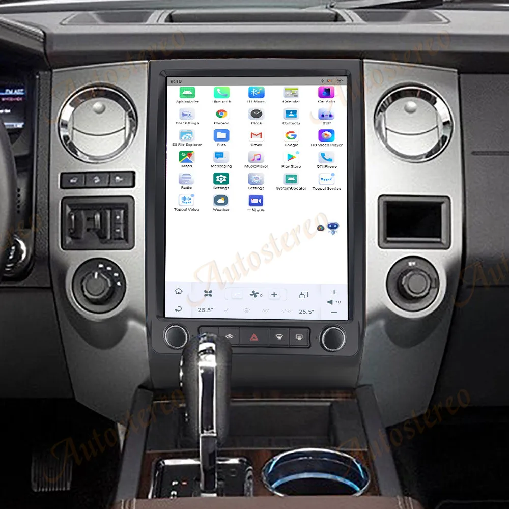 Android13 Carplay Car GPS Navigation For Ford Expedition 2015-2017 Tesla Style Head Unit Multimedia Player Auto Stereo Car Radio