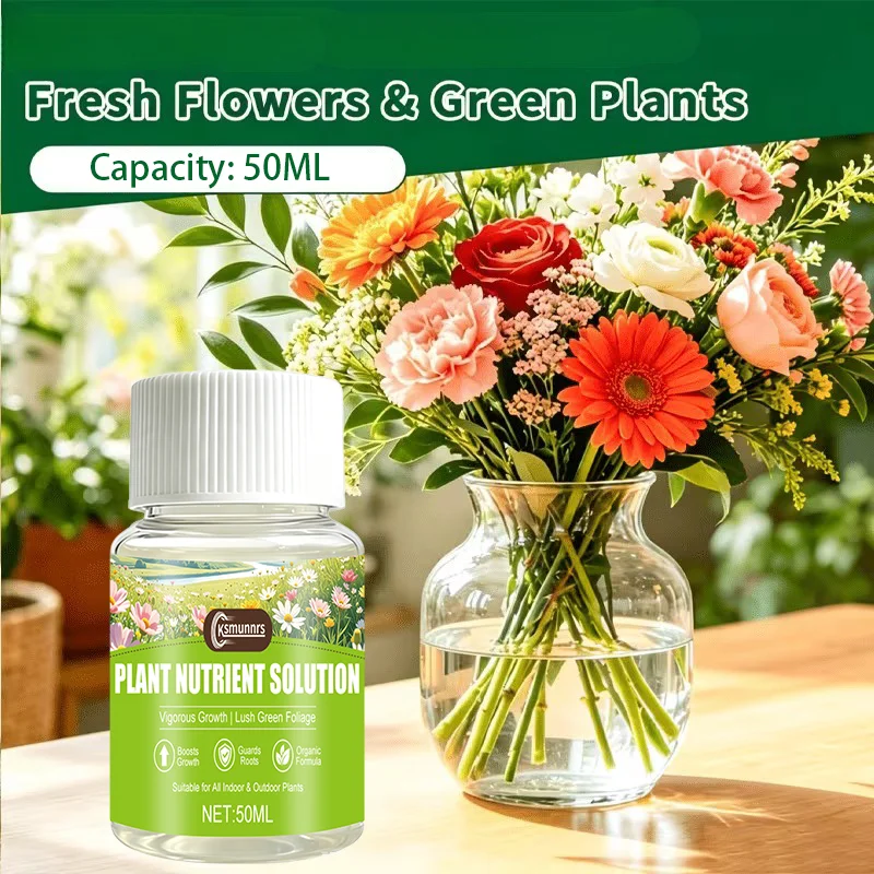 Hydroponic Root Nutrition Formula Plant Care Nutrient Solution for Indoor & Outdoor Potted Plants - Essential Minerals for Growt