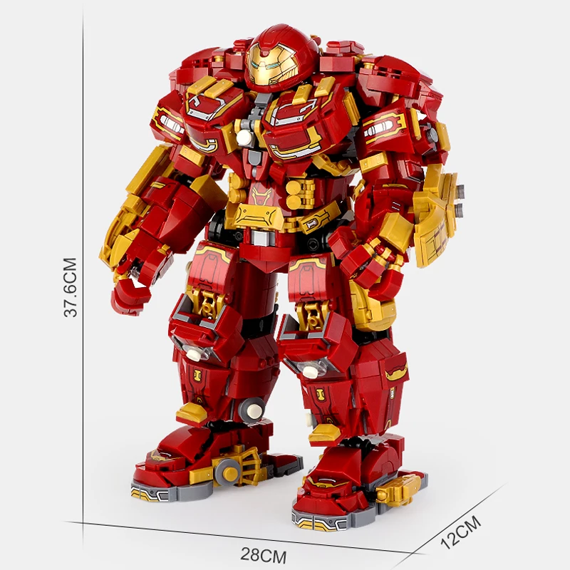 2000+pcs Marvel Superheroes Building Blocks Set MOC Bricks Action Figures Hulkbuster Iron Man Toys for Boys Kids Children Gifts