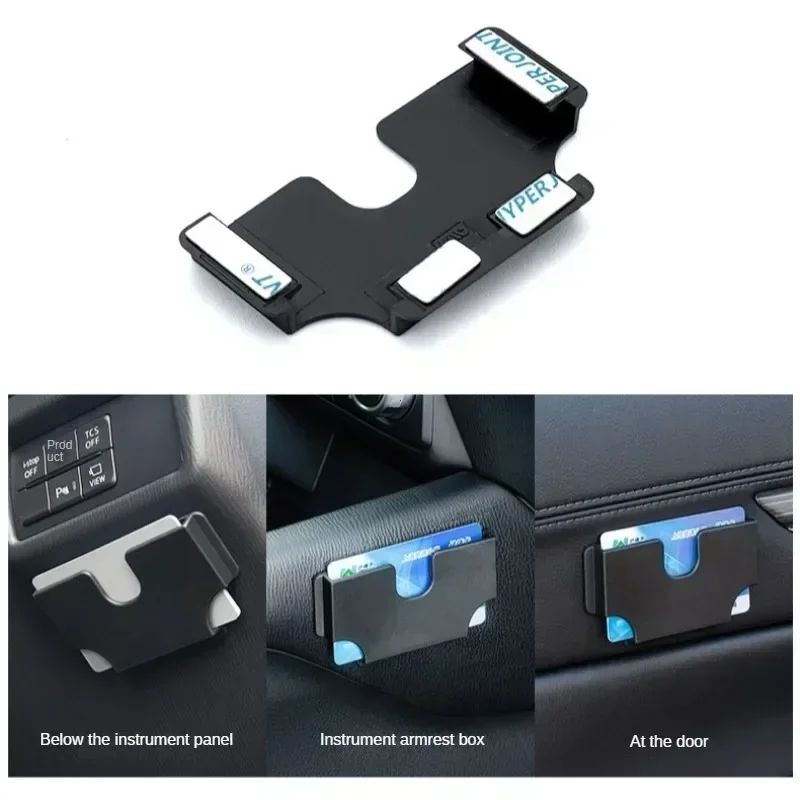 Universal Car Interior Card Holder Multi-function Portable Card Storage Box Car Sun Visor Card Slot Box Car Accessories image 4