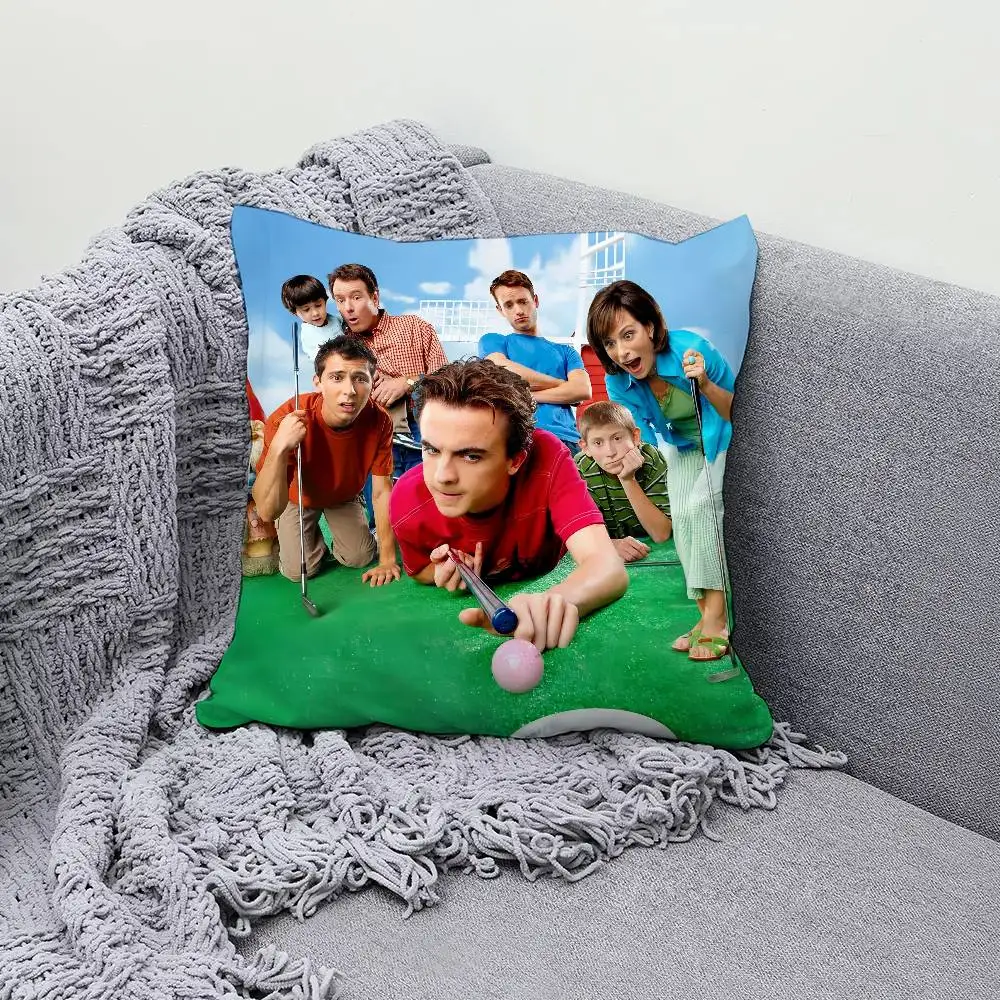 

TV M-Malcolm in the Middle 30x30cm 45x45cm Pillow Case Decor Protective Covers Comfortable soft for Sofa Living Room Home office