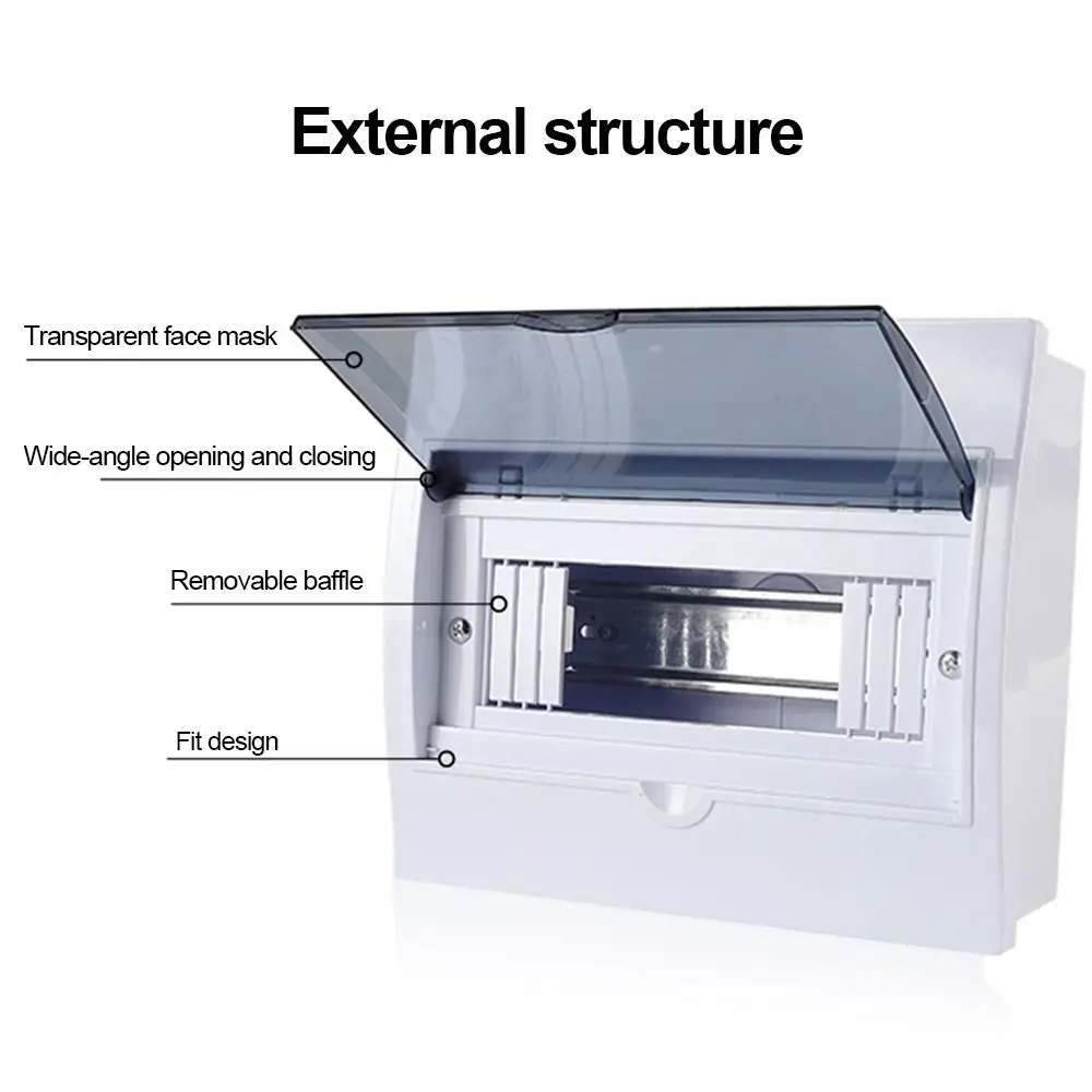 

Пластиковый распределительный короб (бокс) для электропроводки, водонепроницаемый, 2-16 выходов, с защитой от пыли